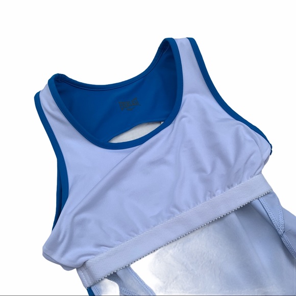 Everlast Blue Tank w/Built-in Sports Bra - Picture 4 of 6